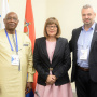 16 October 2019 National Assembly Speaker Maja Gojkovic and the Parliament Speaker of Sierra Leone Abass Chernor Bundu